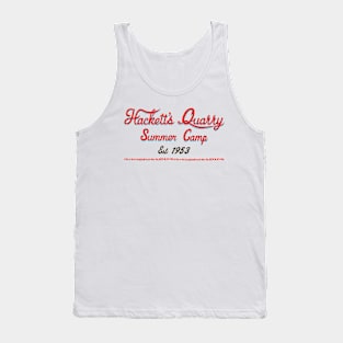 The Quarry. Hackett's Quarry Summer Camp Est 1953 Tank Top